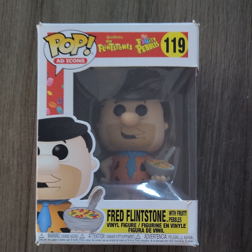 Funko Fred Flintstone with Fruity Pebbles Figure